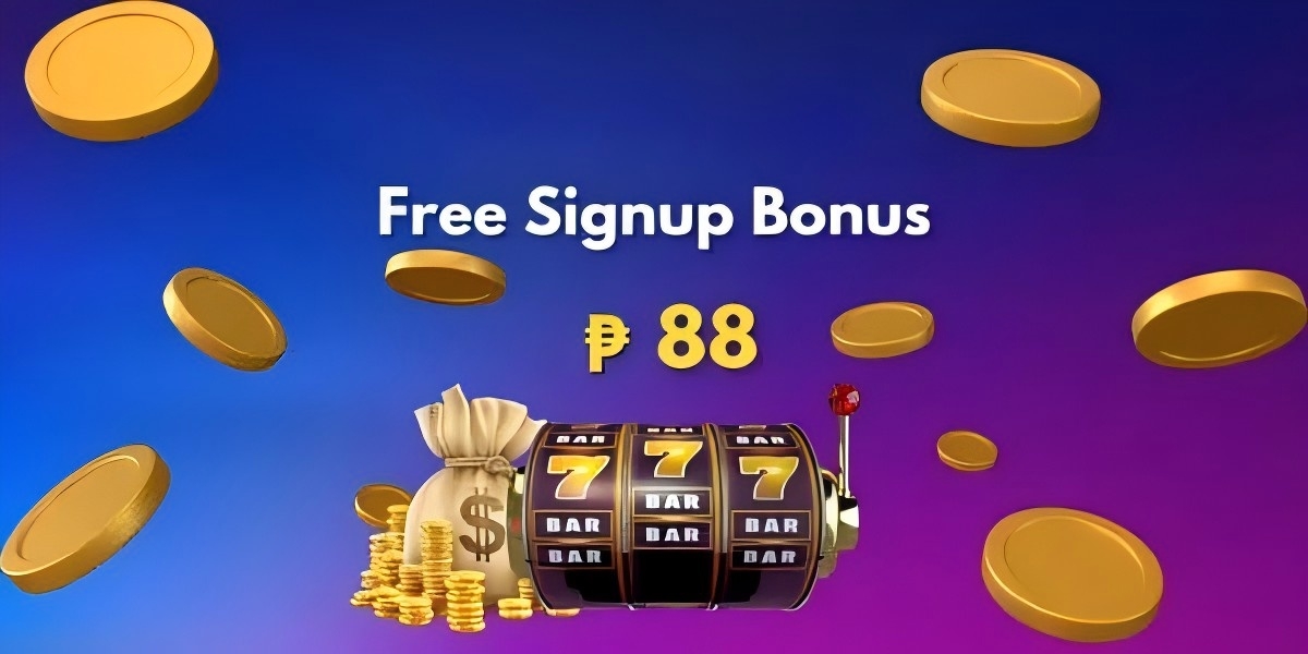 Promotion banner with golden coins and welcome bonus artwork